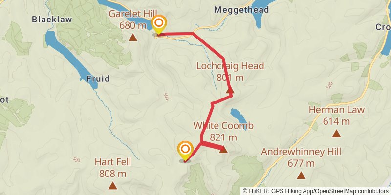 Moffat Mountain Loop stage 2 Map