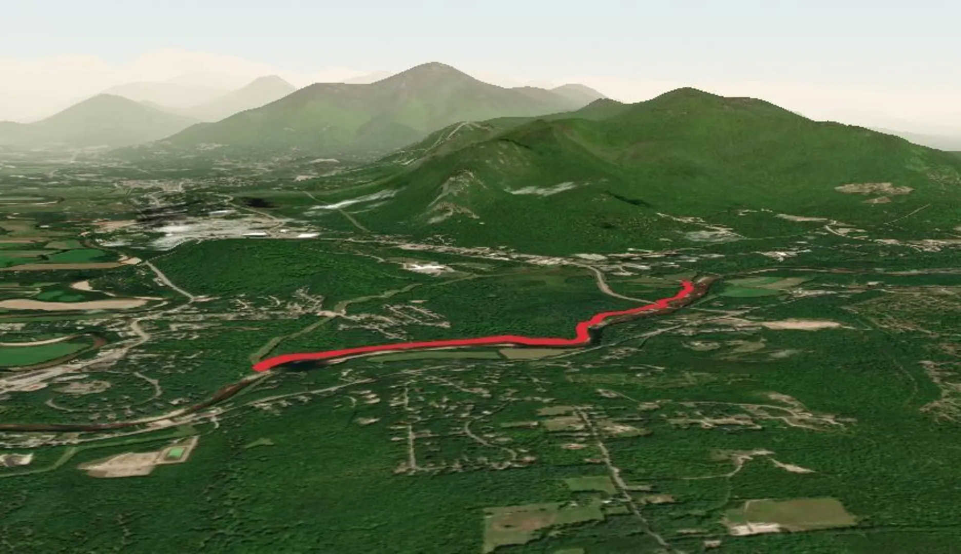 Saco River Walk along from Redstone Carroll County New Hampshire