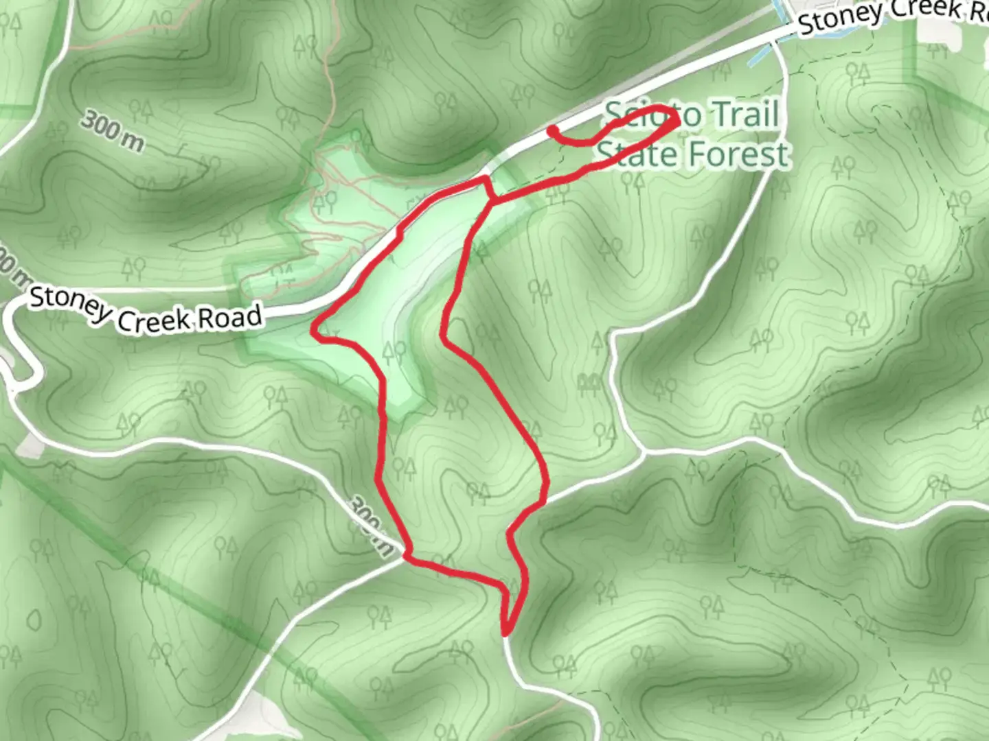 An image depicting the trail Stewart Lake - Buckeye Loop Trail and its surrounding area.