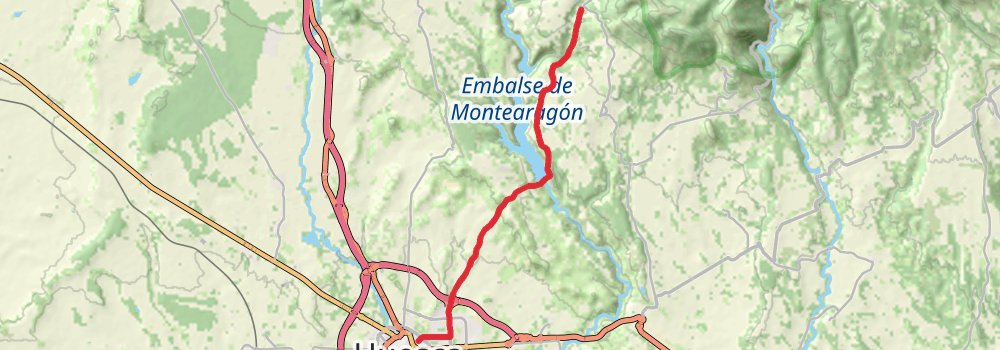 GR 268 Sendero de San Urbez stage 6 Map