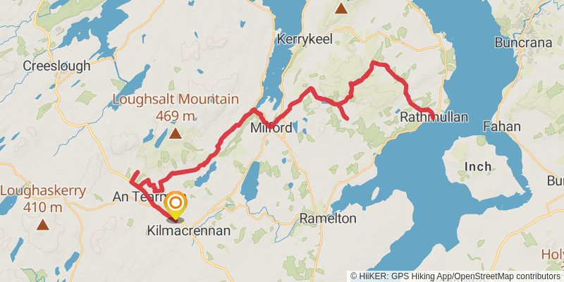 Slí Cholmcille spur 5 Map