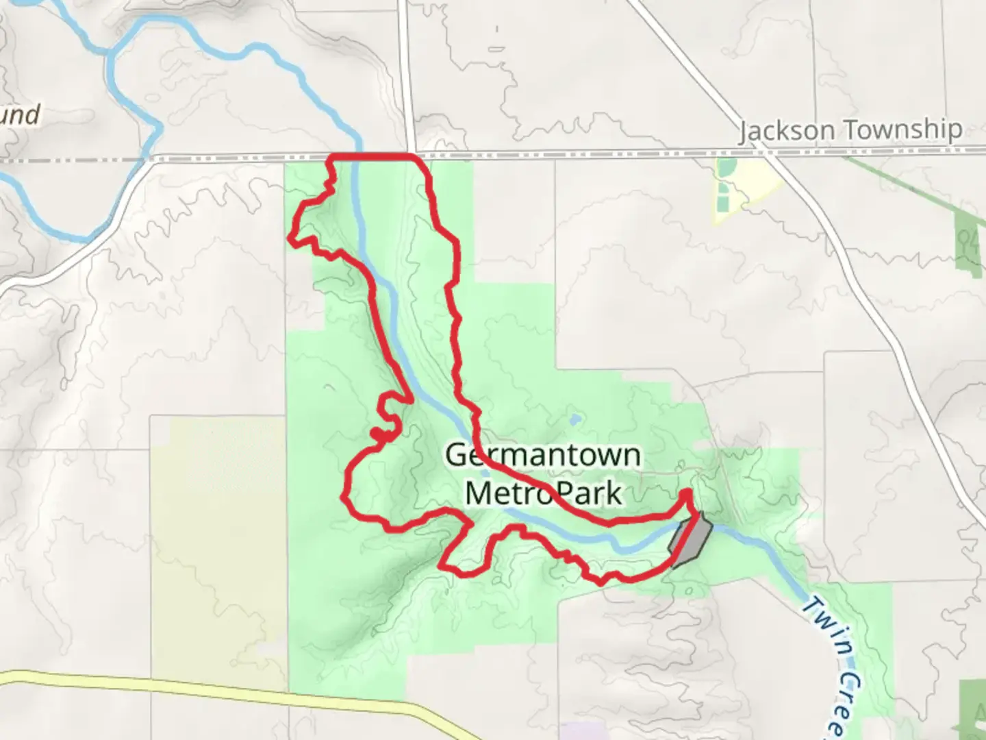 An image depicting the trail Yellow, Orange and Pink Loop Trail and its surrounding area.