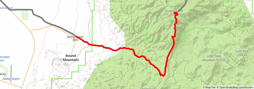 American Discovery Trail South Route stage 351 Map