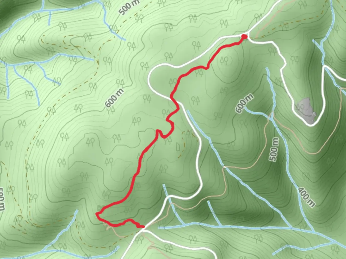 An image depicting the trail Crestline and its surrounding area.