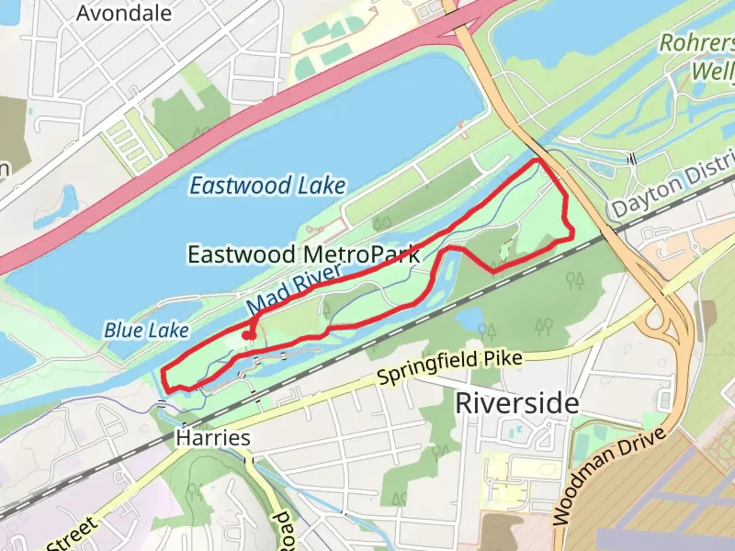 An image depicting the trail Mad River and Buckeye Trail Loop and its surrounding area.