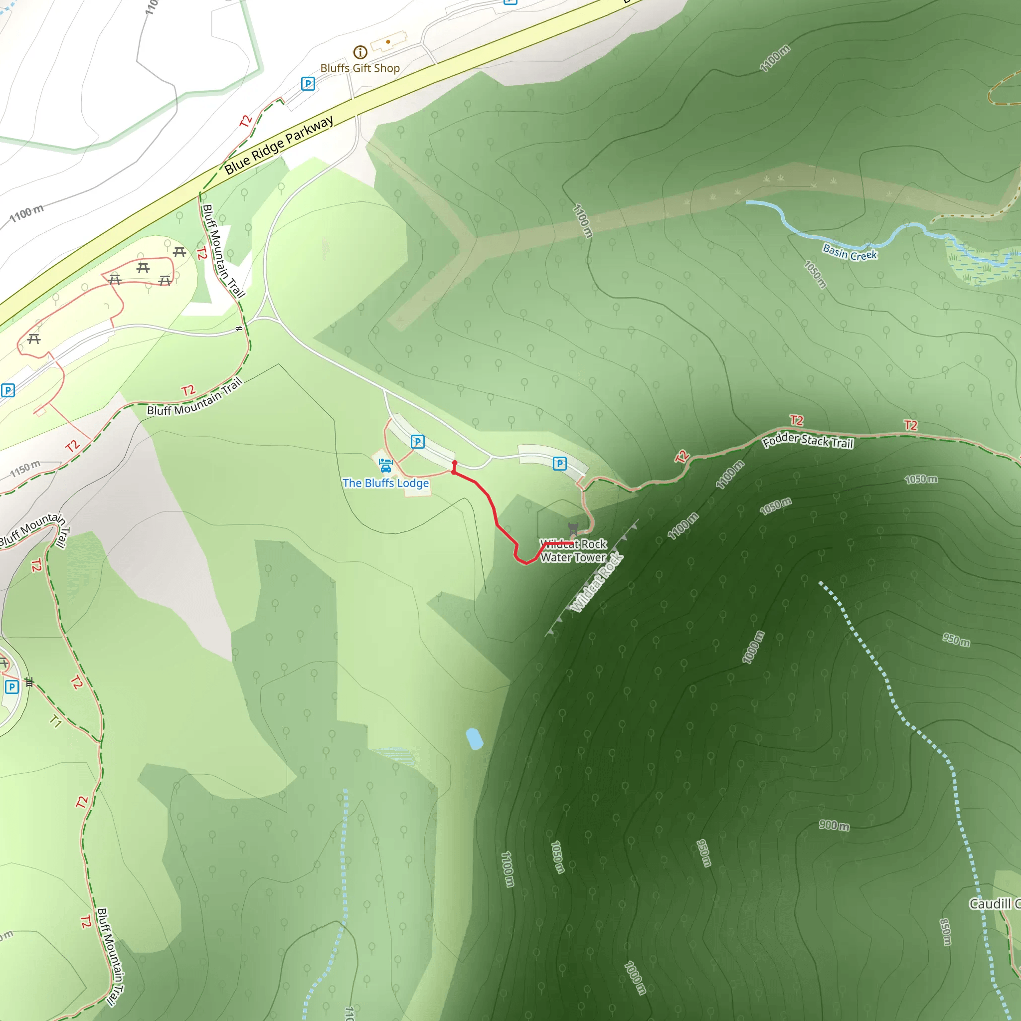 The Bluffs Lodge East Walk mobile static map