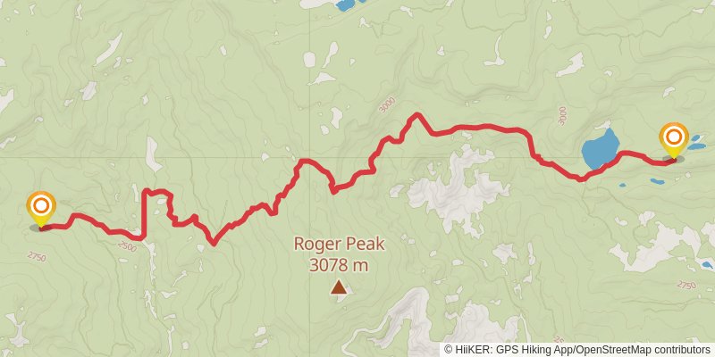 American Discovery Trail North Route stage 299 Map