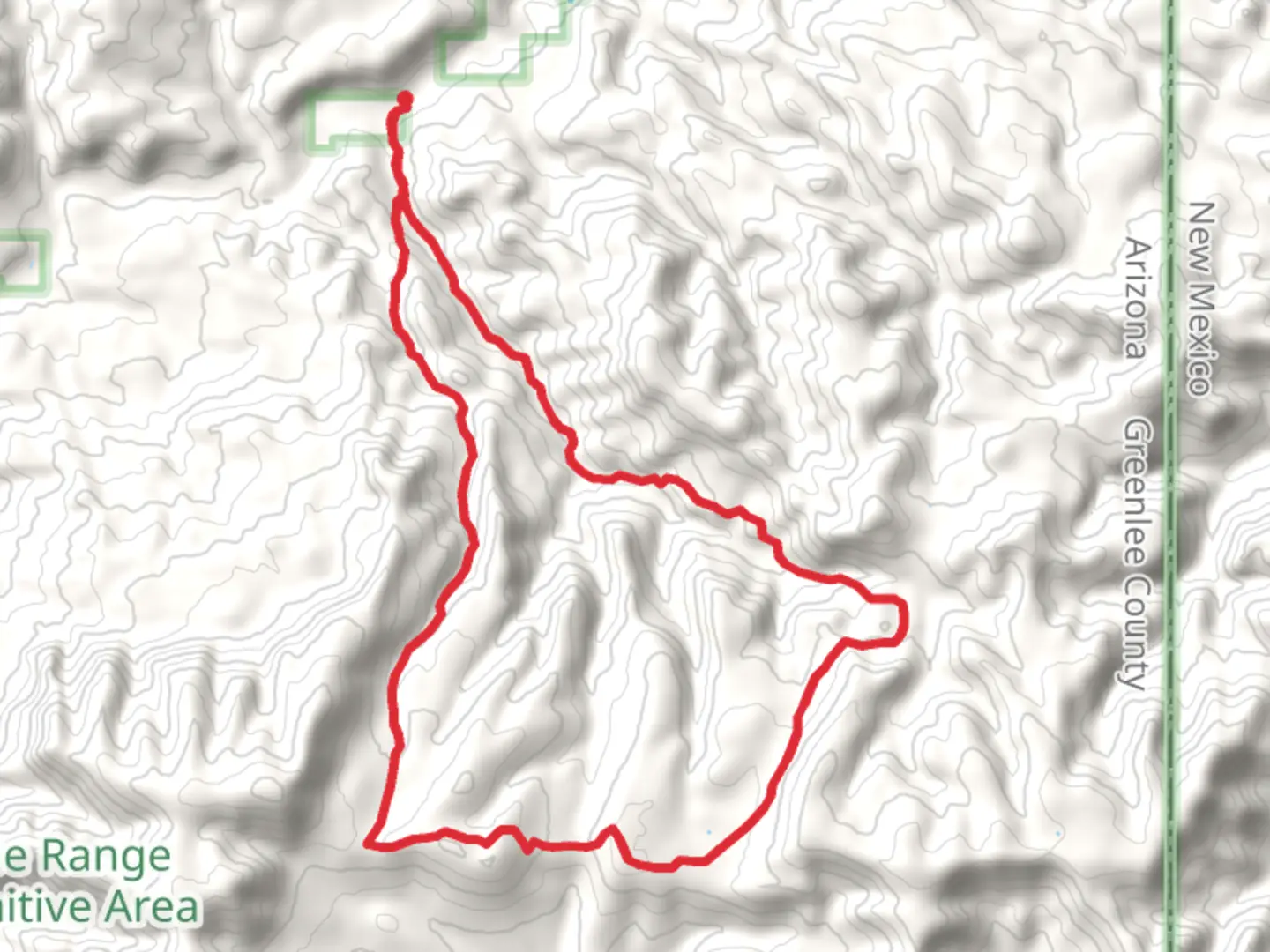 An image depicting the trail Lanphier and Largo Loop Trail and its surrounding area.
