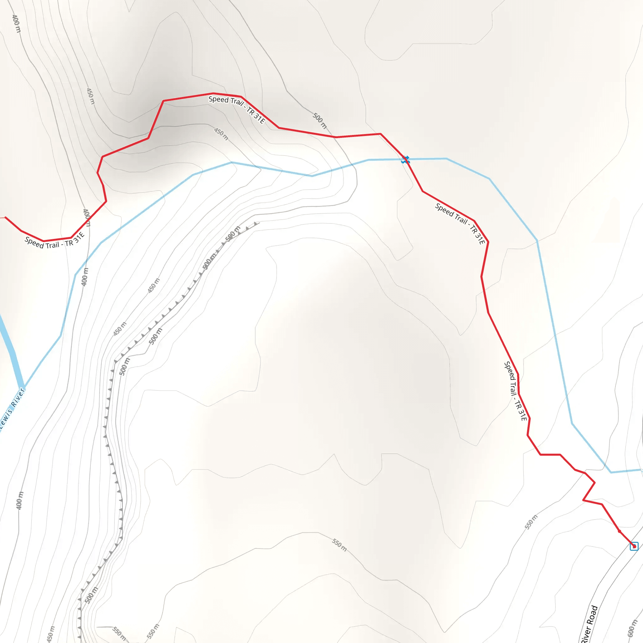 Speed Trail mobile static map