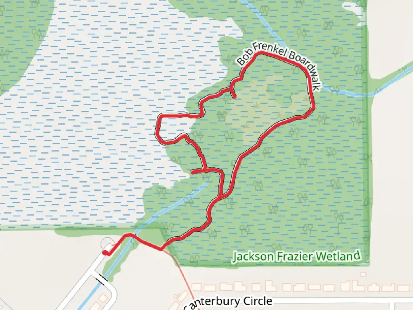 An image depicting the trail Jackson-Frazier Loop Trail and its surrounding area.