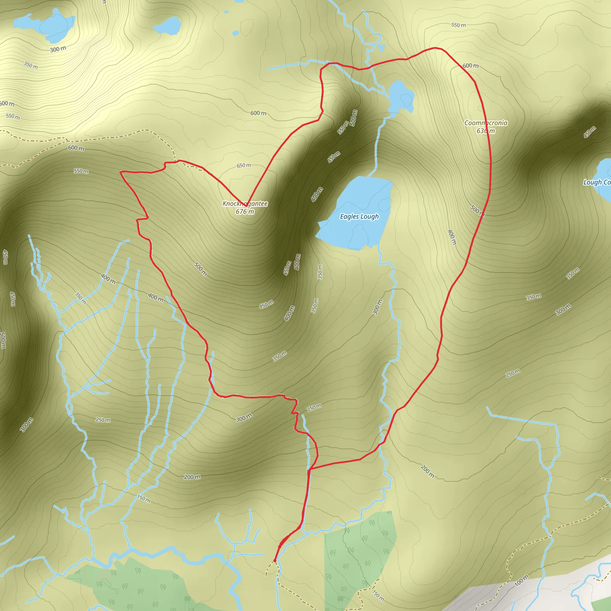 Eagles Lough Circuit mobile static map