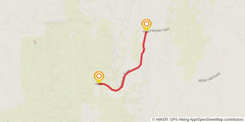 Mawson Trail alt 5 Map