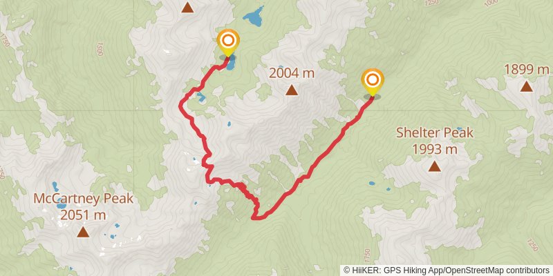 Cameron Creek via Grand Valley Trail stage 2 Map