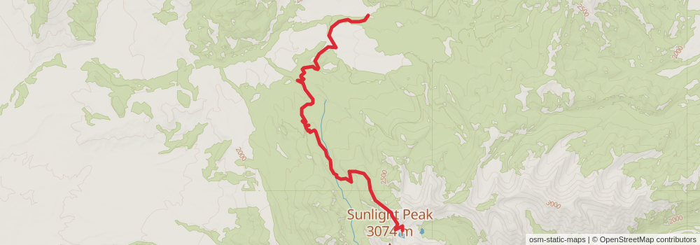American Perimeter Trail - Rocky Mountains Primary stage 62 Map