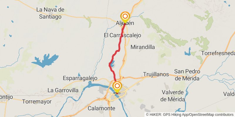 Via de la Plata stage 12 Map