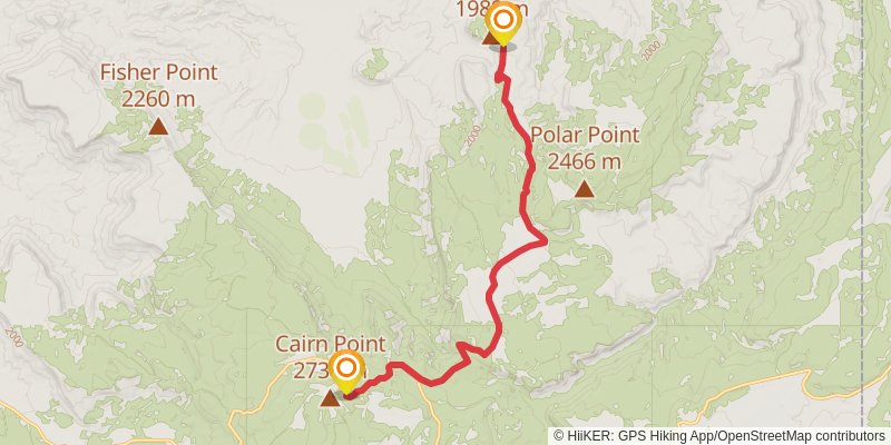 American Discovery Trail - Utah stage 7 Map
