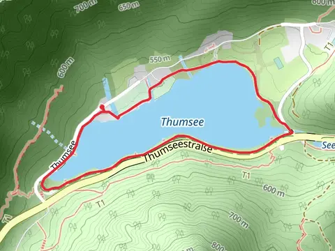 Thumsee Loop via Thumseerundweg