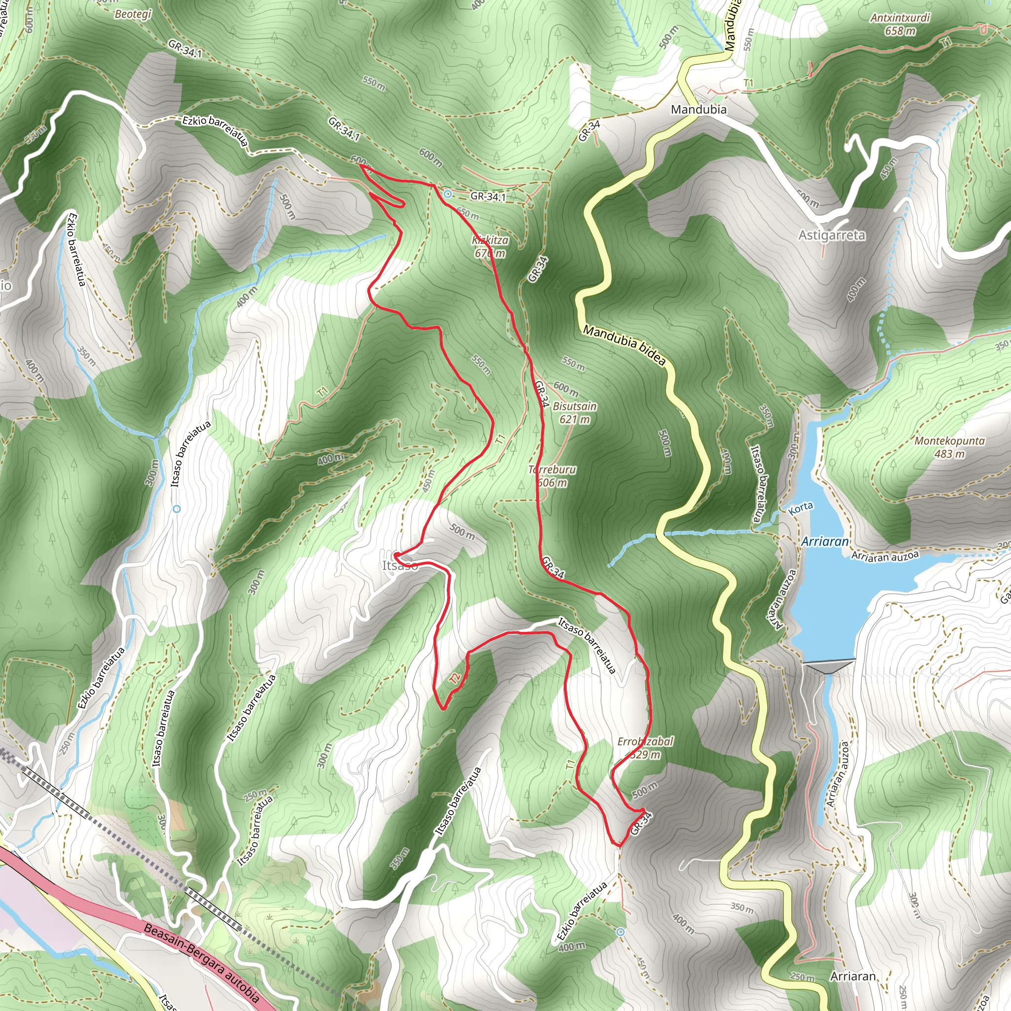 Kiskitza, la luz de Itsaso SL GI 31 mobile static map