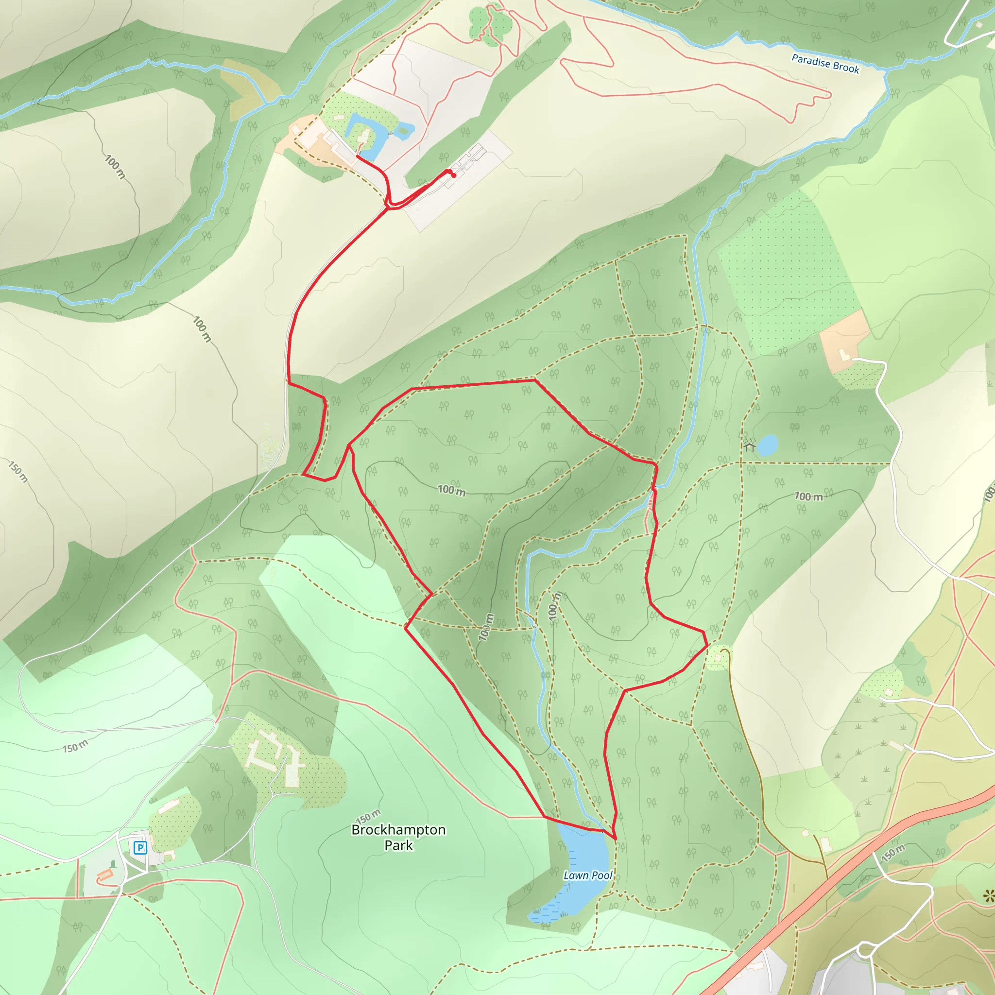 Yewtree Bank and Holy Bank Loop mobile static map