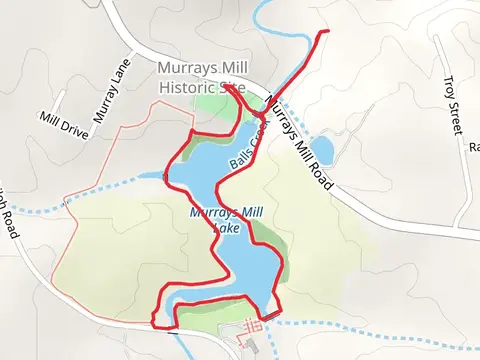 Murrays Mill Lake and Murrays Mill Thread Loop Trail