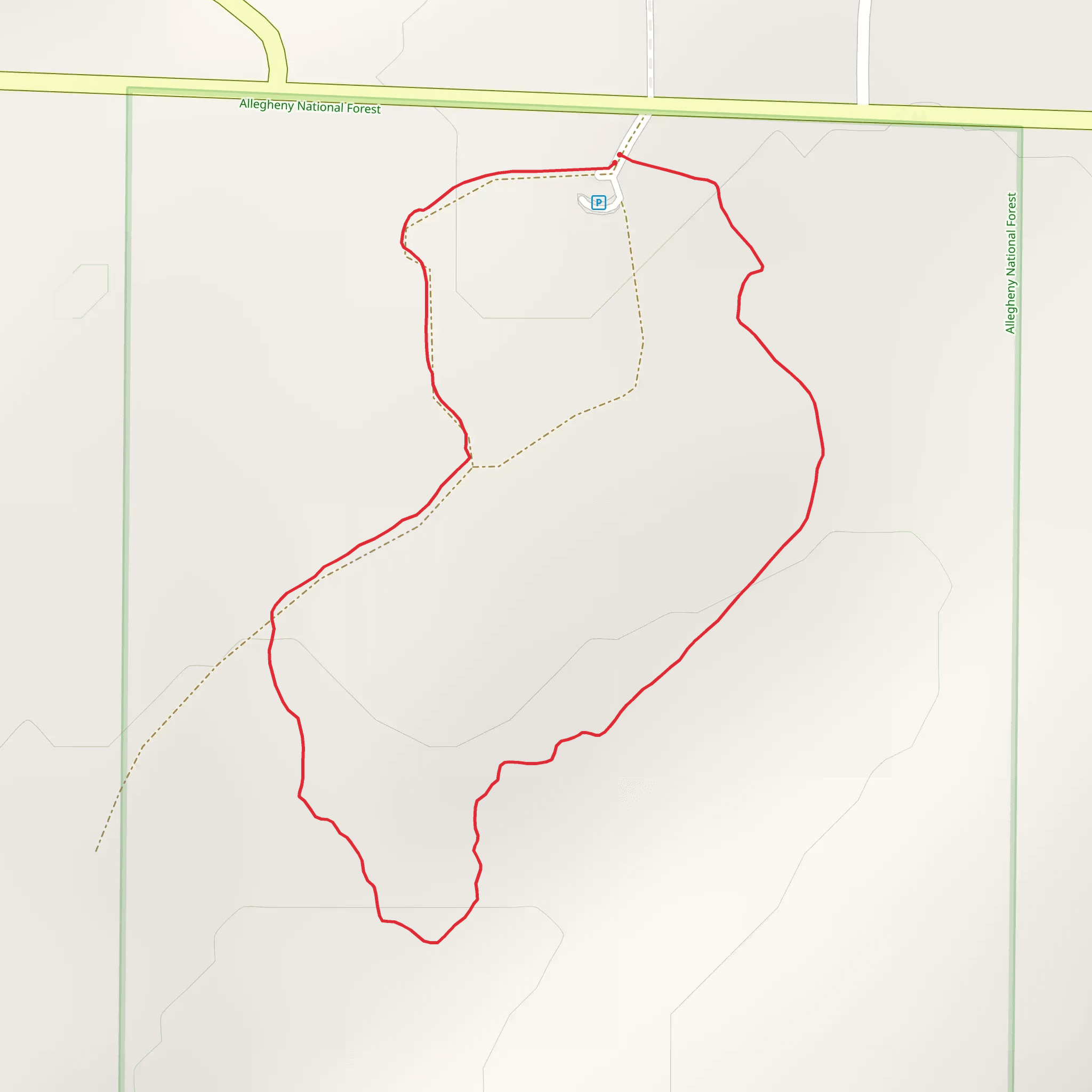 Timberdoodle Flats Interpretive Trail mobile static map