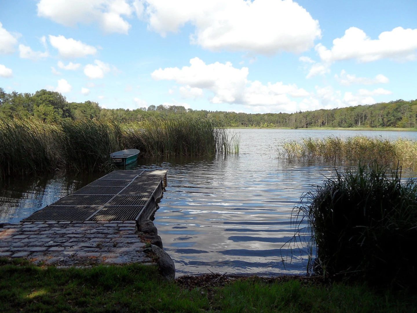 An image depicting the trail Schlosssee Loop and its surrounding area.