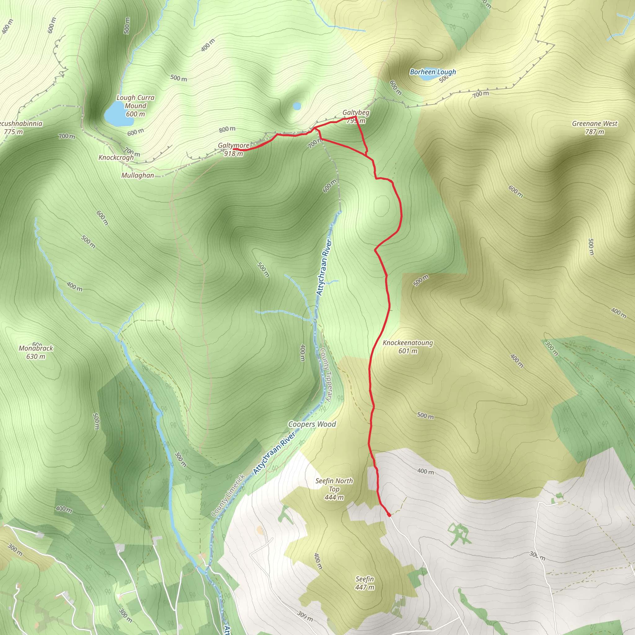 Galtymore mobile static map