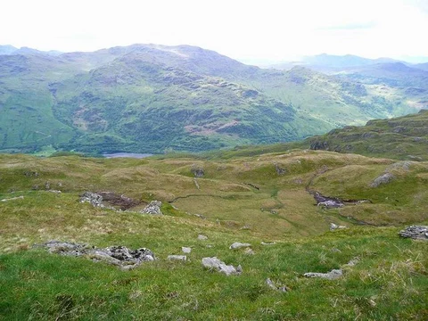 An image depicting the trail Beinn a' Choin Walk and its surrounding area.