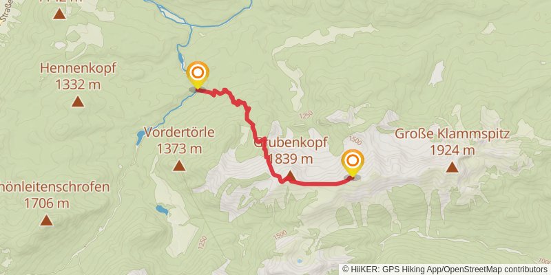 Himmelsstürmer-Route spur 1 Map