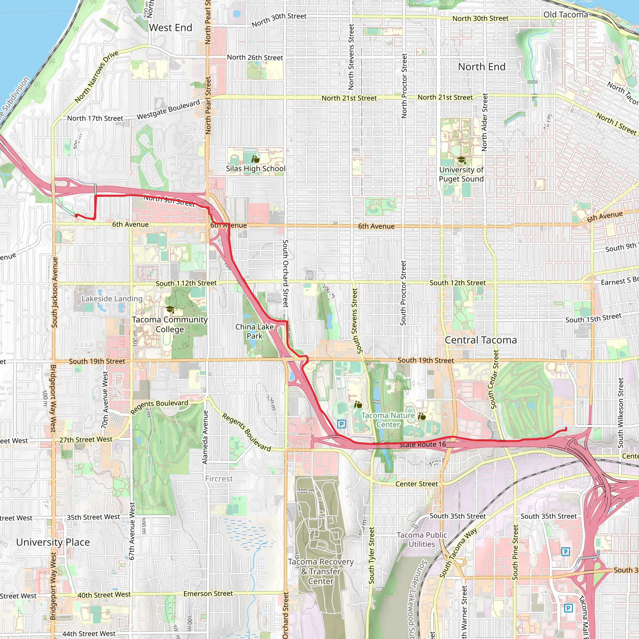 Scott Pierson Trail mobile static map