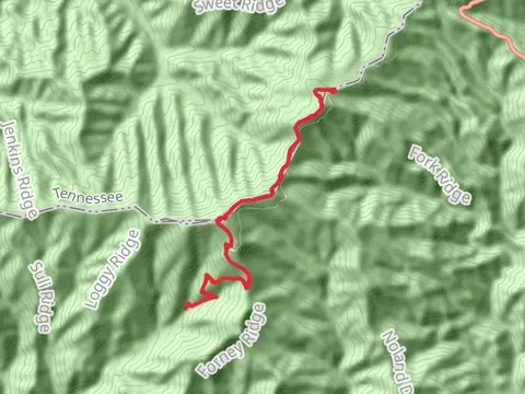 Forney Creek, Forney Ridge and Clingmans Dome via Appalachian Trail