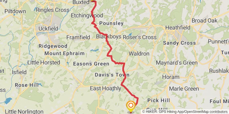 Vanguard Way stage 4 Map