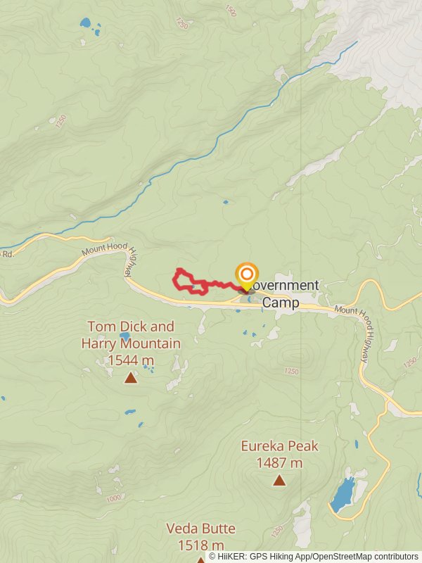 Maggie's Tie, Pioneer Bridle and Enid Lake Loop Trail