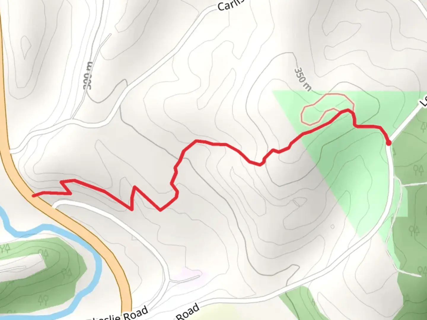 An image depicting the trail NCT Short Trail and its surrounding area.