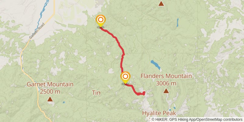 South Cottonwood Trail stage 3 Map