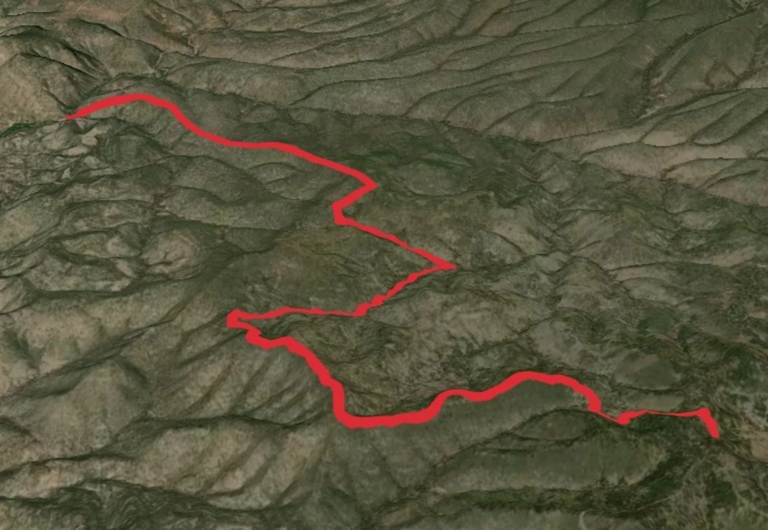 An image depicting the trail Robinson Mesa Trail and its surrounding area.