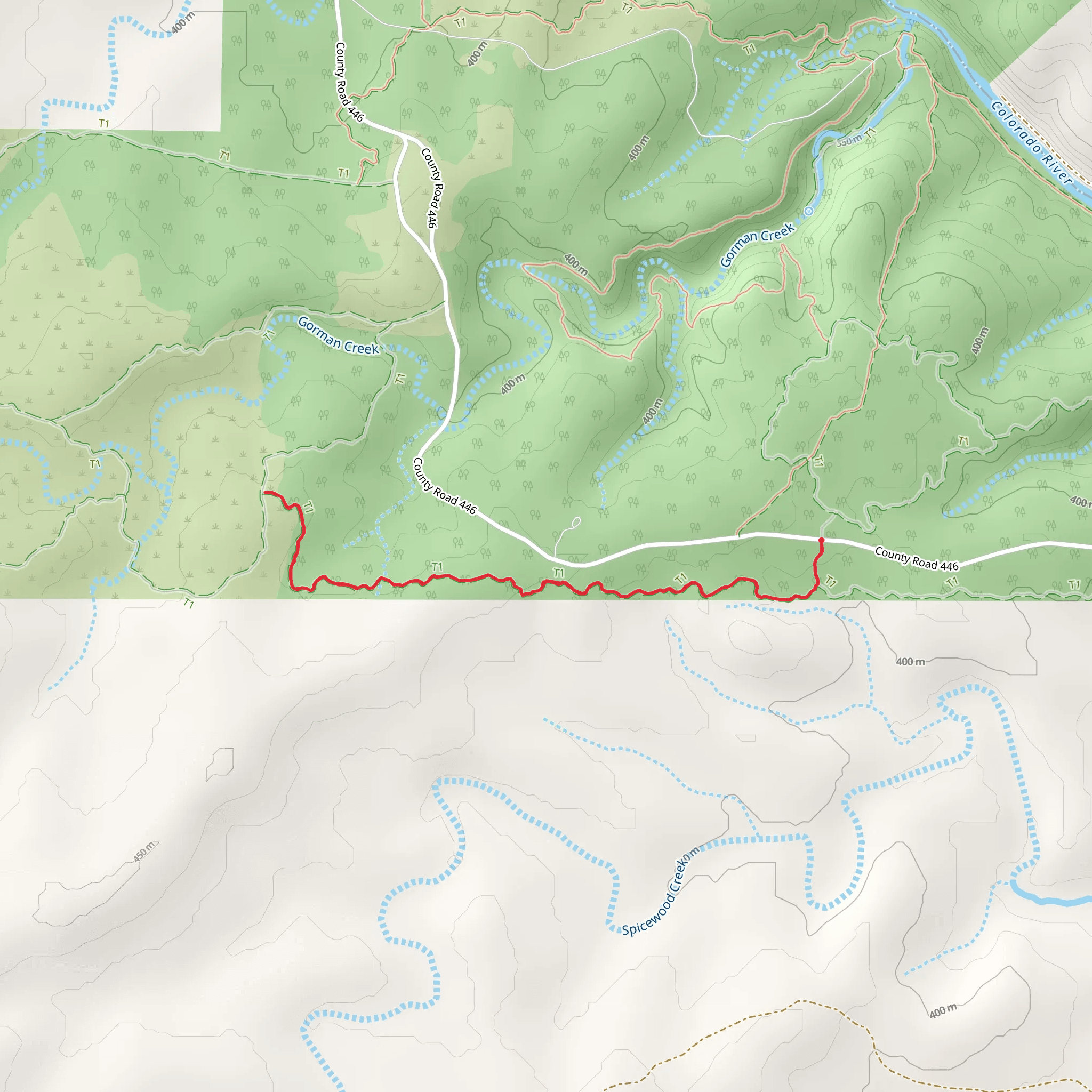 Lemons Ridge Pass mobile static map