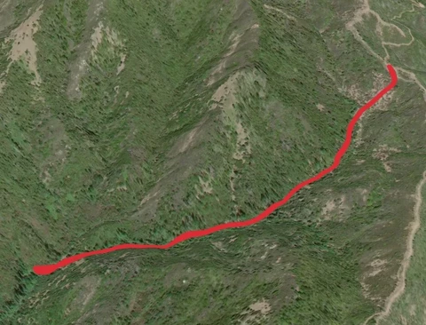 An image depicting the trail Bee Camp Trail and its surrounding area.