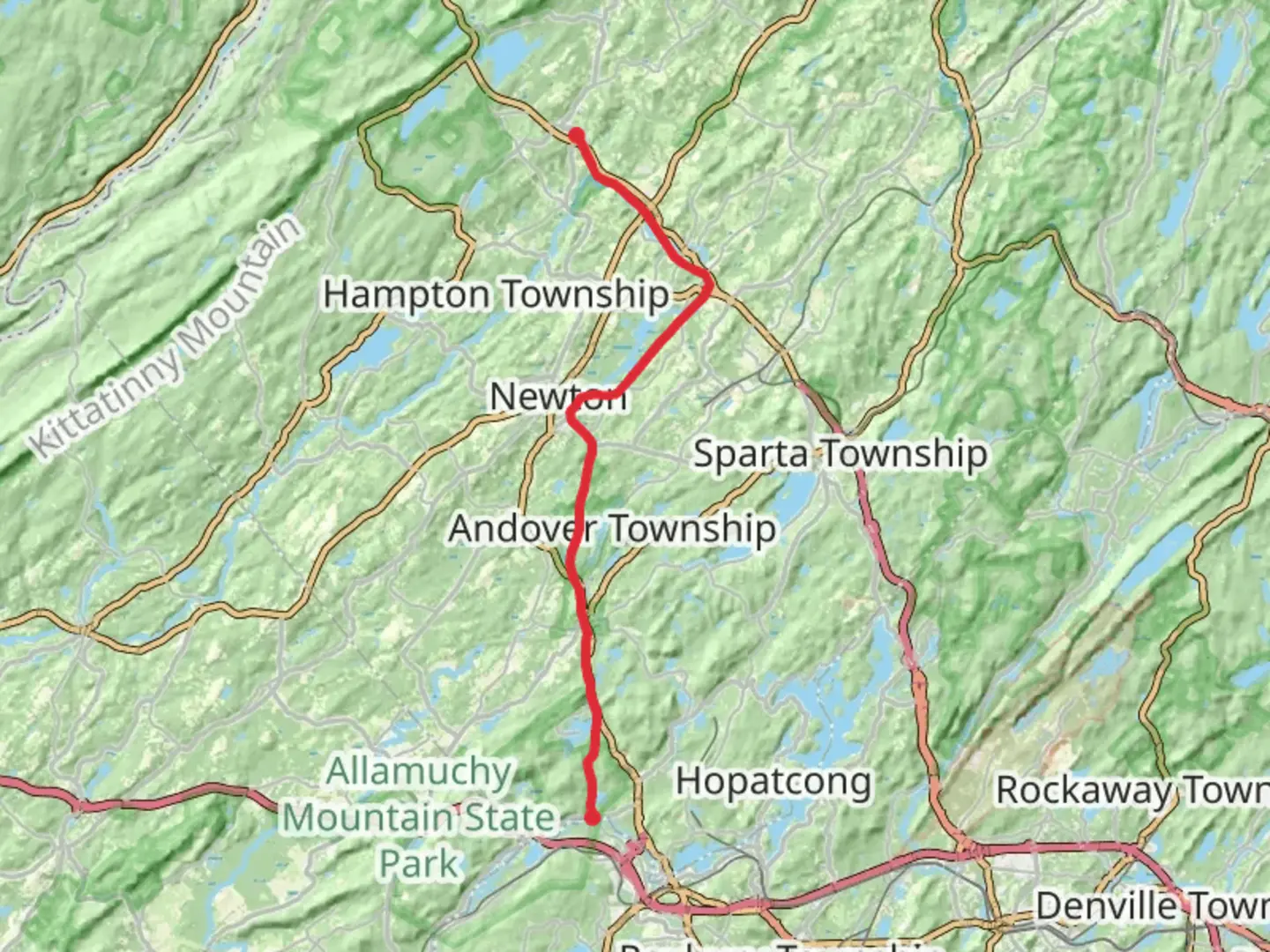 An image depicting the trail Sussex Branch Trail and its surrounding area.