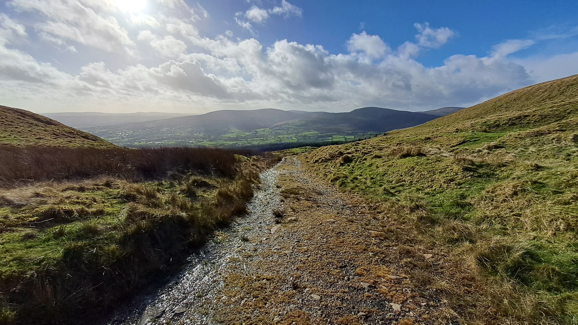 An image depicting the trail Benedy Glen to Goles Forest - Ulster Way Sections and its surrounding area.