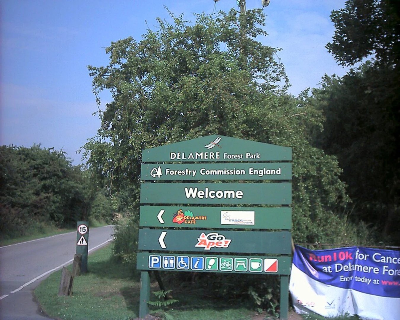 An image depicting the trail Delamere Forest Park, King's Chair and Brine's Brow Loop and its surrounding area.