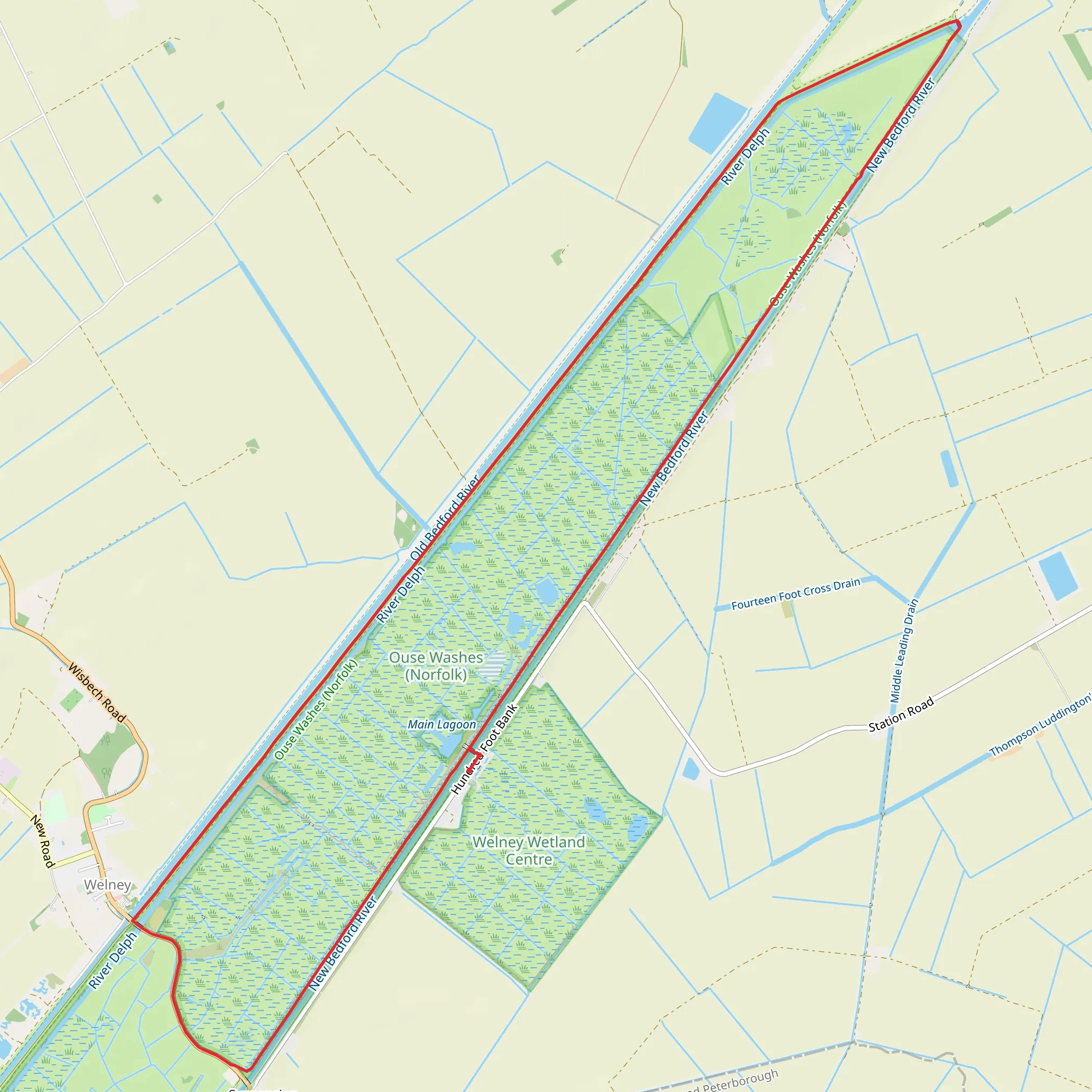 Welney WWT mobile static map