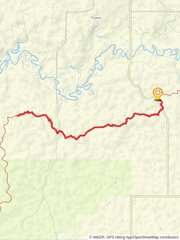 North Country National Scenic Trail mobile static map