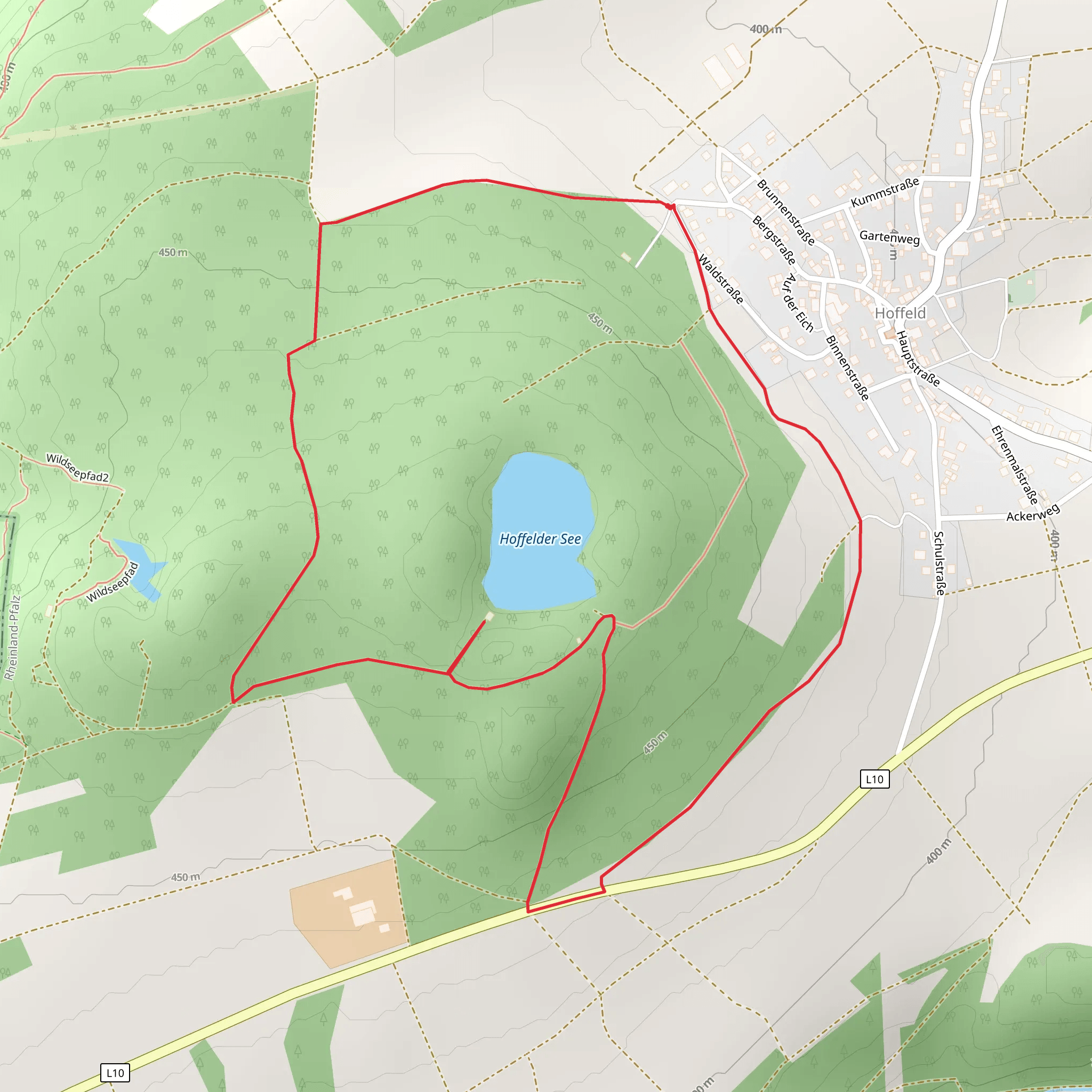Hoffelder See Loop mobile static map
