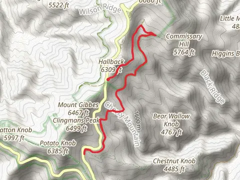 Commissary and Buncombe Range Loop Trail