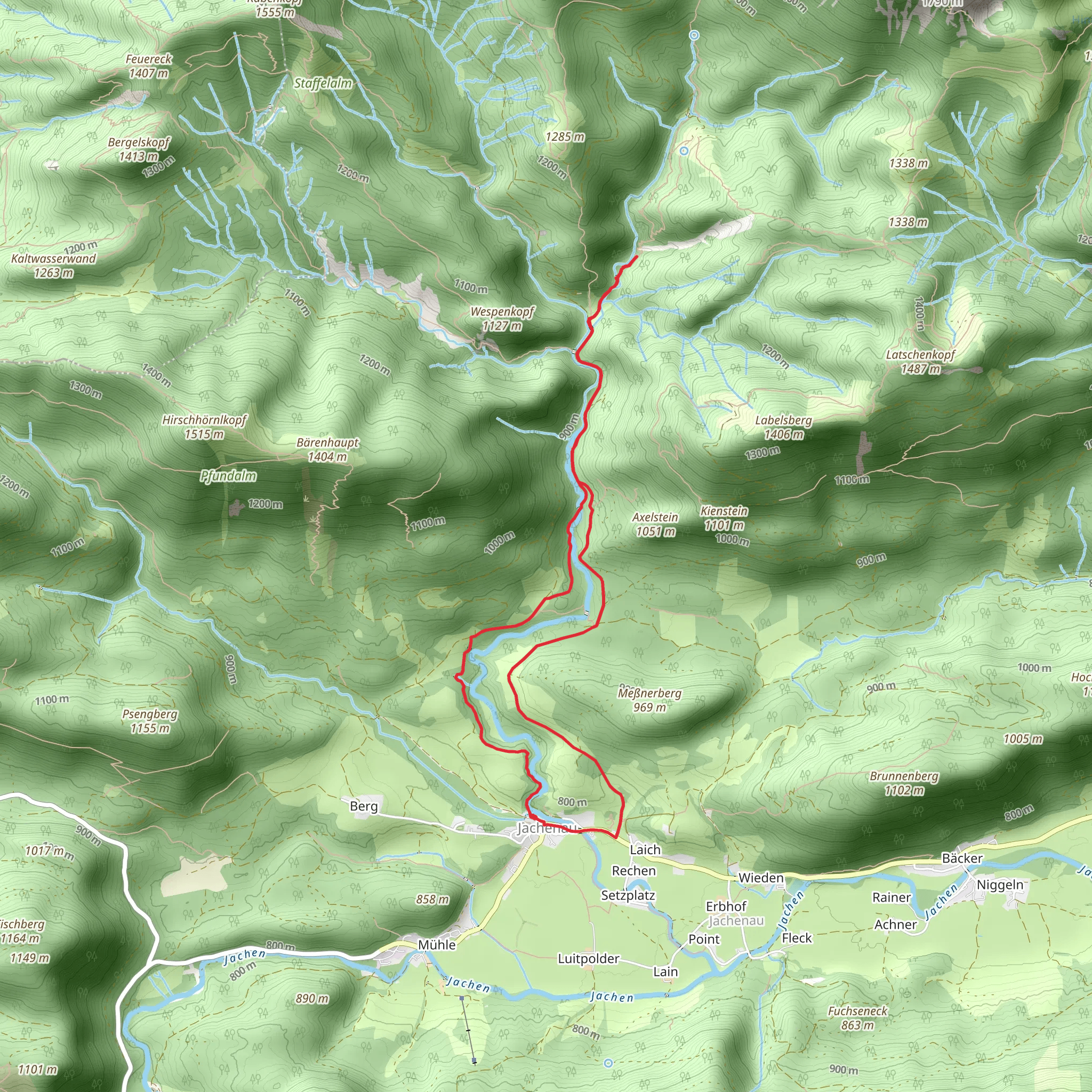 Grosse Laine via Traumpfad Muenchen Venedig mobile static map