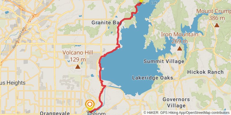 American Discovery Trail North Route stage 372 Map