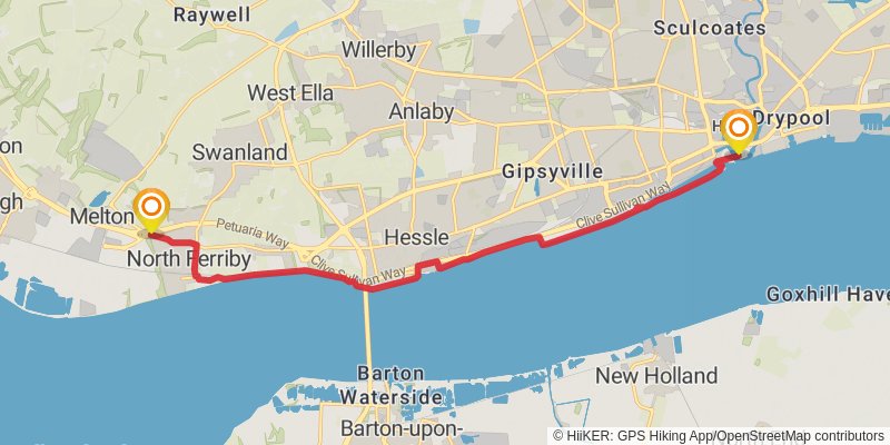 Trans Pennine Trail stage 2 Map