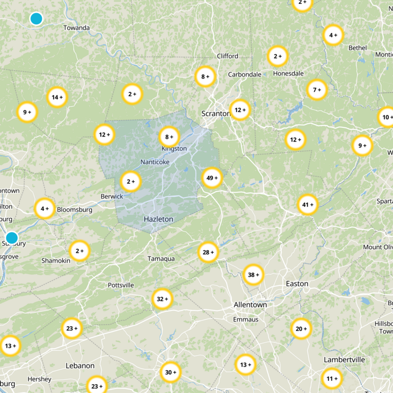 Luzerne County Static Map