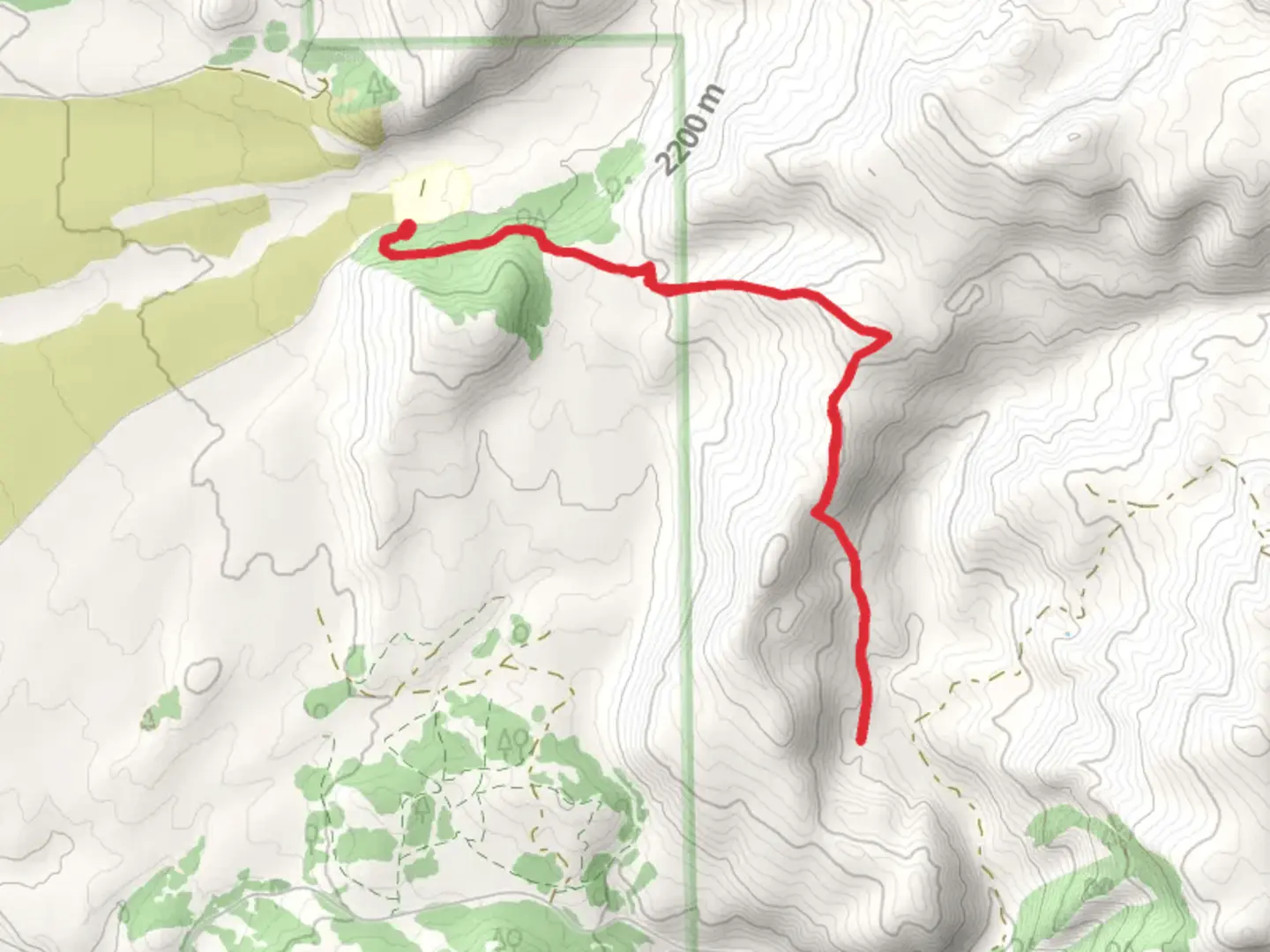 An image depicting the trail Turpin Creek Trail and its surrounding area.